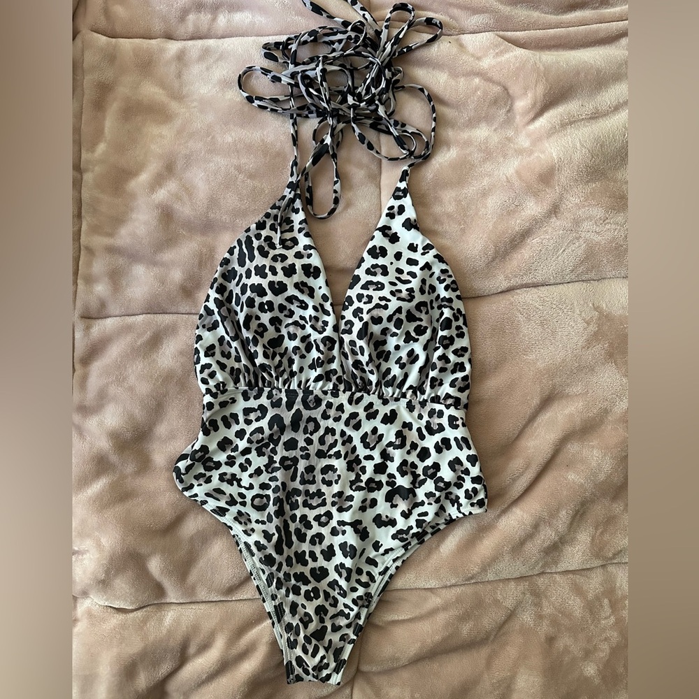 NWOT- Size Small Leopard Print Bathing/Swimsuit by SHEIN